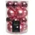 Kaemingk Weihnachtskugeln Glas 6cm x 20 Stück Christbaumkugeln matt glänzend pink rosa