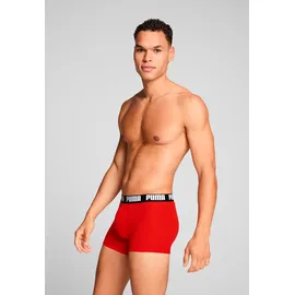 Puma Everyday Basic Boxershorts Rot/Schwarz L 2er Pack