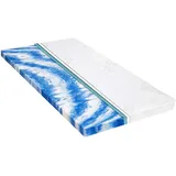 vidaXL Matratzenauflage 180 x 200 cm Gelschaum 7 cm weiß