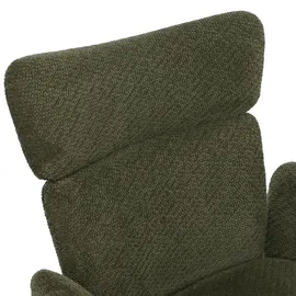 Mendler Esszimmerstuhl HWC-N11 Stoff Bouclé 350g/m2 grün 6er Set