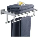 luxuskollektion Handtuchhalter Wand Edelstahl grau