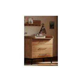 Pinio Kommode Retro ¦ holzfarben ¦ Maße (cm): B: 52,4 H: 92,2