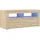 vidaXL TV-Schrank mit LED-Leuchten 90x35x40 cm Braun Holz