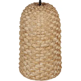Beliani Kerio 1-flg. 60 cm Kegelform Bambusholz hellbraun