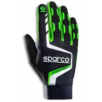 Sparco 00209510NRVF Hypergrip + T 10 Handschuhe, Schwarz/Grün, Schwarz/Grün, 42/50 EU - 42/50 EU