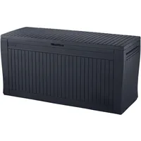 Keter Auflagenbox Comfy, 270 Liter, Kissenbox Gartenbox Kissentruhe Gartentruhe