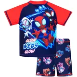 Marvel Spidey and His Amazing Friends Badeset | Spidey Für Kostüm Kinder | Blau | 104 - 104