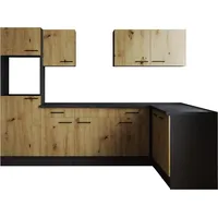 Respekta Winkelküche 280 x 172 cm grau