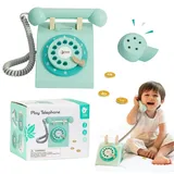 Classic World Retro-Telefon – Holz – CL50551