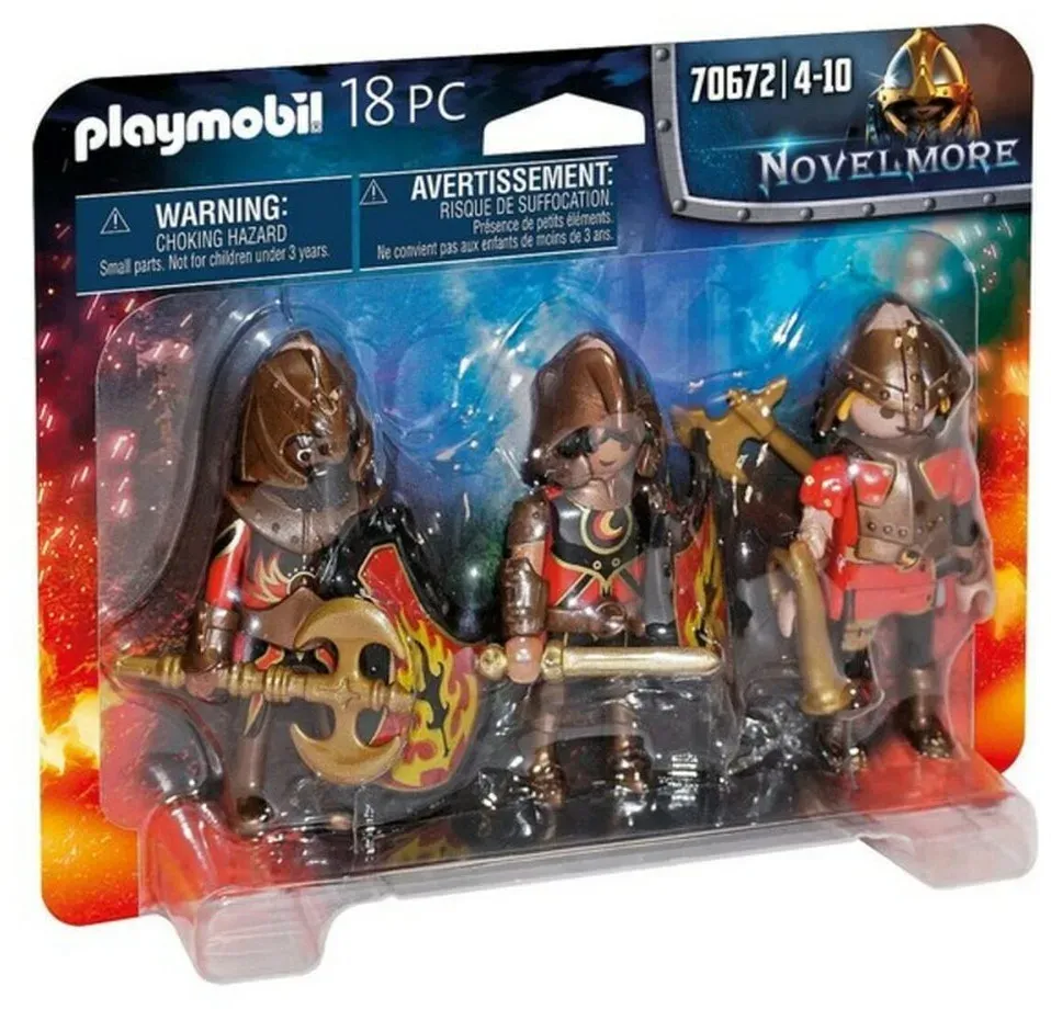 Figurensatz Novelmore Fire Knights Playmobil (18 Teile)