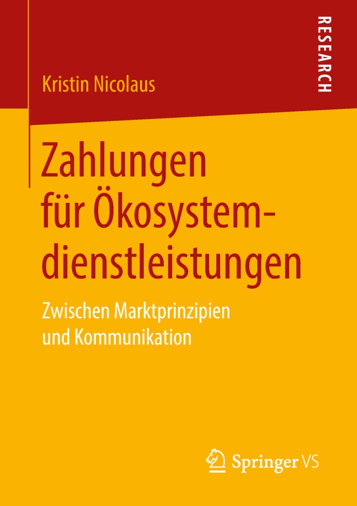 Zahlungen Für Ökosystemdienstleistungen - Kristin Nicolaus  Kartoniert (TB)