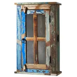 MASSIVMOEBEL24.DE Hängeschrank Altholz 44x21x71 mehrfarbig lackiert NATURE OF SPIRIT #102