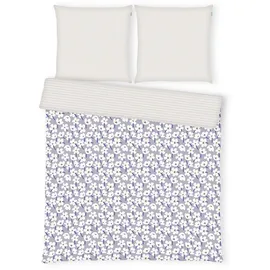 Tom Tailor Fresh Flowers Lila/Weiß 200 x 220 cm + 2 x 80 x 80 cm