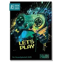 Häfft® Verlag Hausaufgabenheft Let ́s play liniert DIN A5 ohne Rand, 112 Blatt