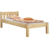 Erst-Holz Erst-Holz, Massivholzbett Kiefer natur 100x200 Einzelbett Futonbett Bettrahmen Rollrost 60.38-10FL