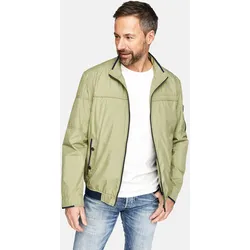 Outdoorjacke CABANO, Herren, Gr. 58, grün, 100% Polyester, unifarben, sportlich, kurz, hoch geschlossener Ausschnitt, Langarm, Jacken, mit wasserabweisender Funktion