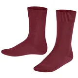 Falke Unisex Kinder Socken Comfort Wool K So Wolle einfarbig 1 Paar, Rot Ruby 8830, 39-42 - 12 Jahre