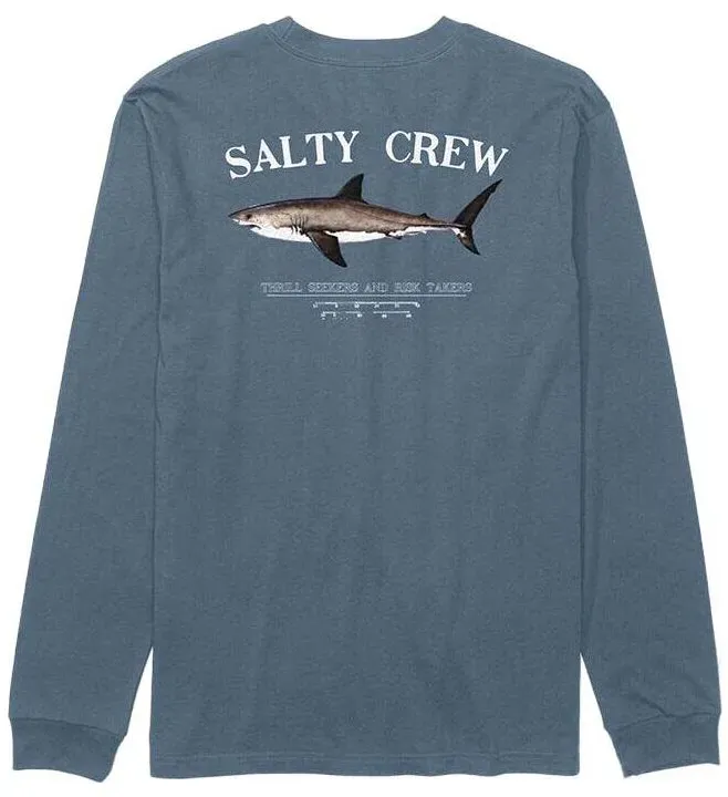 Salty Crew Bruce Boys Long Sleeve Tee slate (SLATE) XL