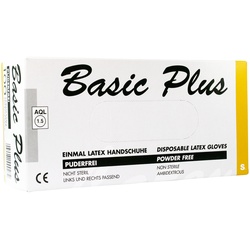 100 Latex Untersuchungshandschuhe Einweg Gr. S-XL Basic Plus