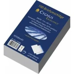 Briefumschläge, C6, hk, o.F., 100g/m2, weiß, Pck=100St, Innendruck blau