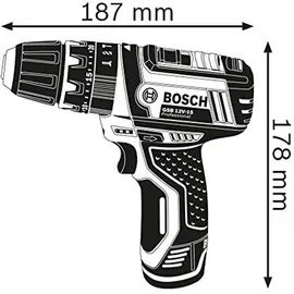 Bosch GSB 12V-15 Professional inkl. 2 x 2 Ah + Tasche 0615990GB1