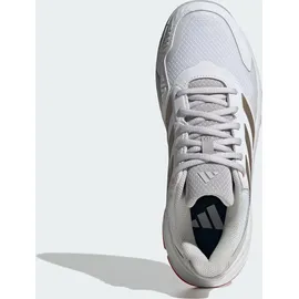 adidas Courtjam Control 3 Cloud White / Iron Metallic / Lucid Red 42    