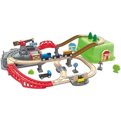 Hape Eisenbahn Baukasten-Set, mehrfarbig