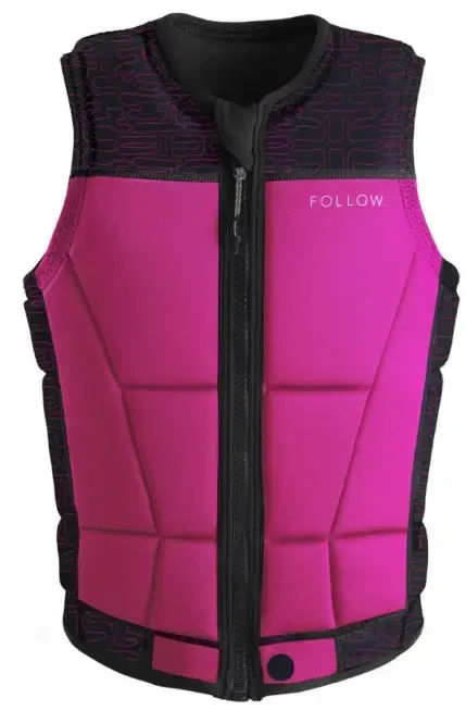 FOLLOW HARMONY LADIES Weste 2025 black/pink - M
