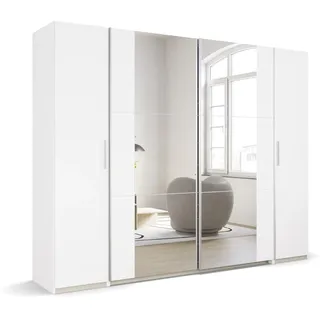 Kronach Schwebetürenschrank 269 x 210 x 59 cm weiß