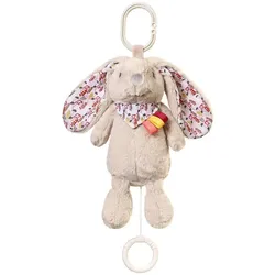 BabyOno Have Fun Musical Toy Rabbit Milly kontrastierendes Hängespielzeug mit Melodie 1 St.