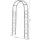 Outsunny Torbogen 114 x 30 x 230 cm Schwarz