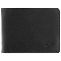 Braun Büffel Kompakte Geldbörse aus echtem Leder Arizona 2.0-5 Kartenfächer - Schwarz