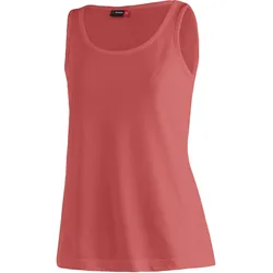 Funktionsshirt MAIER SPORTS "Petra", Damen, Gr. 50, rot (karminrot), 100% Polyester, Rundhals, Kurzarm, Shirts, Damen Tank-Top für Sport und Outdoor-Aktivitäten, ärmelloses Shirt