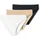 SCHIESSER Tai Slip 3 St. Beige/Schwarz/Weiß L