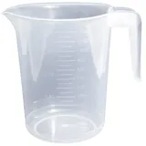 ORYX 5071020 Messbecher Kunststoff Mikrowelle 1 Liter, Durchsichtig