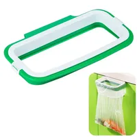 luou SSyang Hängende Müllsackhalter,Kabinett Müllsackhalter,Hängender Müllsackständer,Küchen Mülleimer Hängender,Müllsackhalter,Zum Abstellen von Müllsäcken(Grün)