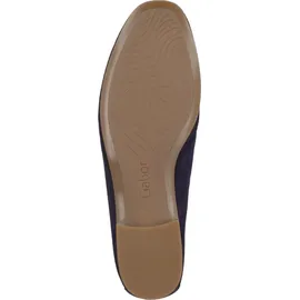Gabor Slipper & Mokassin 5.211, Rauleder, Blau, Damen - Blau - 43