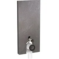 Geberit Monolith Stand-WC-Modul 131033005 Bauhöhe 114cm, Front schieferoptik, aluminium