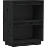 vidaXL Beistellschrank 60 x 34 x 75 cm Schwarz