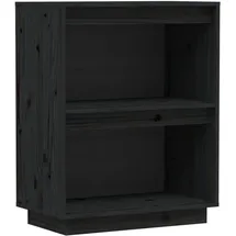 vidaXL Beistellschrank 60 x 34 x 75 cm Schwarz