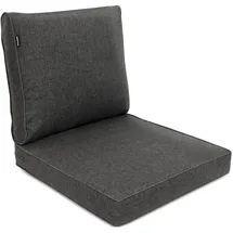 bomoe Loungekissen Ilano 70 x 70 cm/70 x 40 cm Graphitgrau
