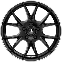 itWHEELS Kira gloss black polished lip Alufelge 18 Zoll ET50 5x114,3 ML67.1