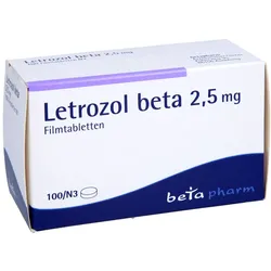 Letrozol beta 2,5 mg Filmtabletten 100 St