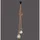 just light. Rope 2-flg. 10 cm rund schwarz