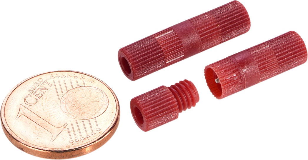 Kellermann Posi-Lock Mini, connecteurs de fils - Rouge - 5 pcs.