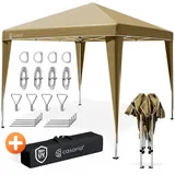 CASARIA Faltpavillon 3 x 3 m Beige