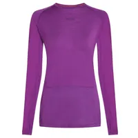 Icebreaker Damen 125 ZoneKnit Crewe Longsleeve (Größe M, lila)