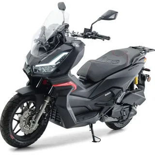 Burnout Motorroller 250 ccm Burnout QS250 ADV Mattschwarz (Desert)