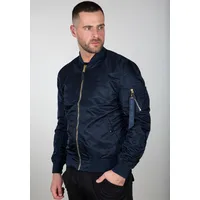 Alpha Industries Bomberjacke ALPHA INDUSTRIES "Alpha Industries Men - Bomber Jackets MA-1 VF LW", Herren, Gr. M, blau (rep blau, gold), Shell/Lining: 100% Nylon, Jacken