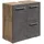 Badplaats Waschbeckenunterschrank Mars 60 x 60 cm Kastanien Eiche / Grau